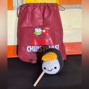 Crocheted Oishi Sushi with Gift Bag